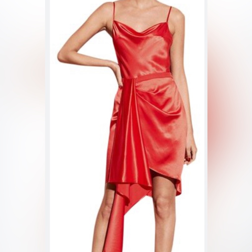 Fleur du Mal Cascade Red Mini dress. S🅾️LD